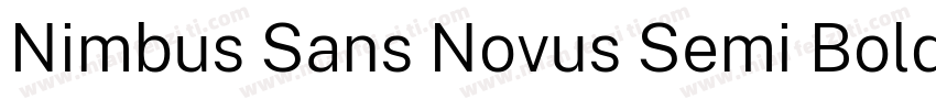 Nimbus Sans Novus Semi Bold字体转换